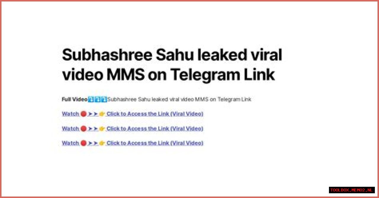 Suba Sree Sahu Leaked: Understanding The Controversy And Its Impact