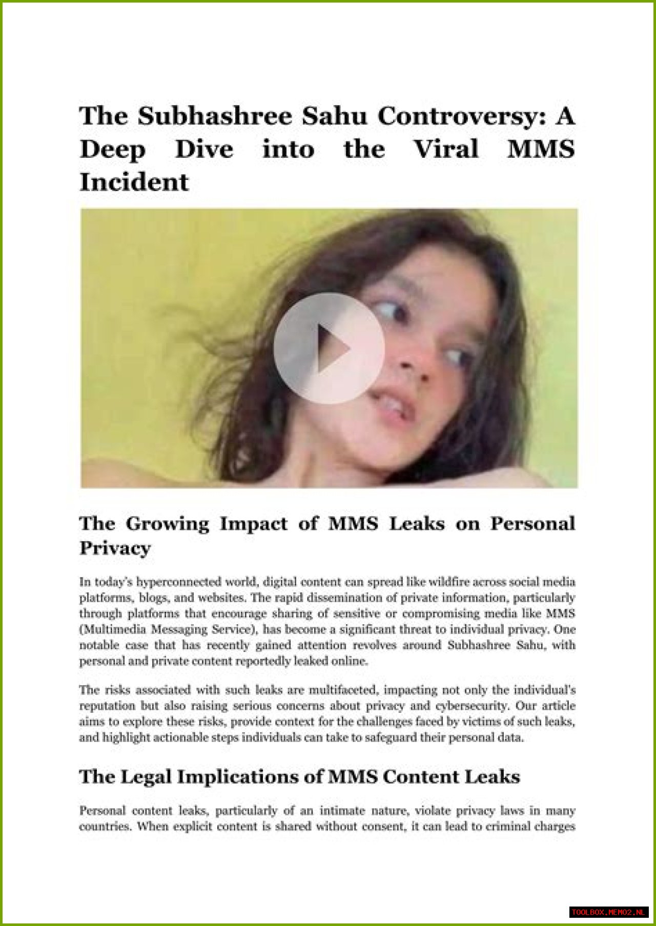Viral MMS Subhashree: A Deep Dive Into The Controversy And Its Impact